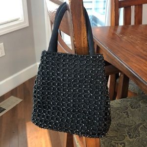 Ann Taylor mini beaded handbag